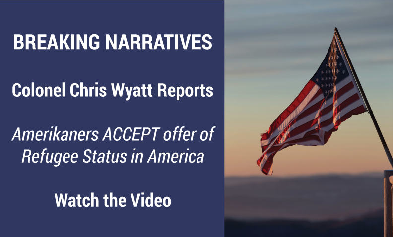 Load video: 26-Mar:  Colonel Chris Wyatt on Amerikaners initiative to break media narrative.